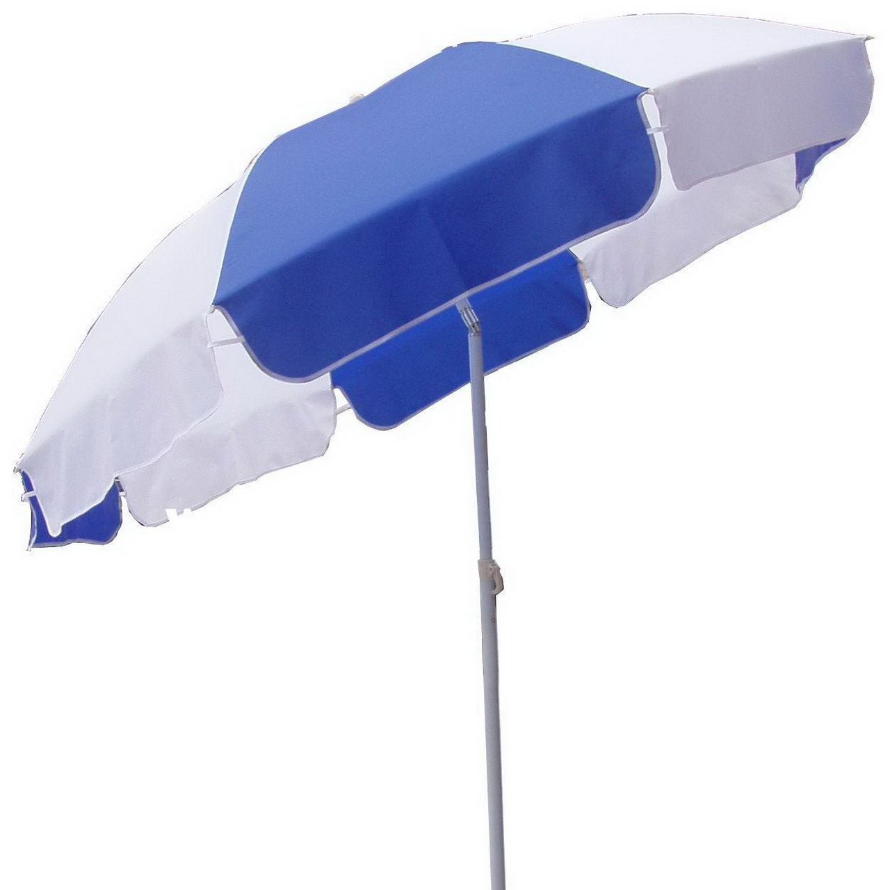 Зонт для пляжа с наклоном 180 см 4VILLA цвет - сине-белые полосы
